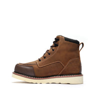 Bonanza FRONTIER PRO WEDGE 6" Moc Toe Waterproof Work Boots - Brown