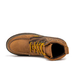 Bonanza Heritage USA Flag 6” Moc Toe Work Boots – Brown