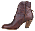 Women´s Silverton Baker All Leather Round Toe Short Boots-Shedron