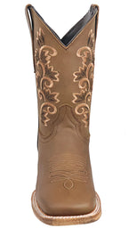 Women´s Silverton Amanda All Leather Wide Square Toe Boots-Tobacco
