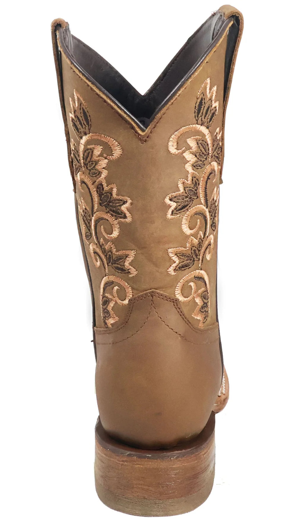 Women´s Silverton Amanda All Leather Wide Square Toe Boots-Tobacco