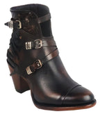 Women´s Silverton Crue All Leather Round Toe Short Boots-Desert