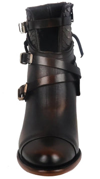 Women´s Silverton Crue All Leather Round Toe Short Boots-Desert