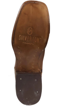 Women´s Silverton Eleanor All Leather Wide Square Toe Knee High Boots-Honey