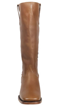 Women´s Silverton Eleanor All Leather Wide Square Toe Knee High Boots-Honey