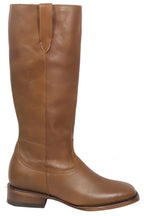 Women´s Silverton Eleanor All Leather Wide Square Toe Knee High Boots-Honey