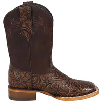Women´s Silverton Miranda All Leather Wide Square Toe Boots-Brown