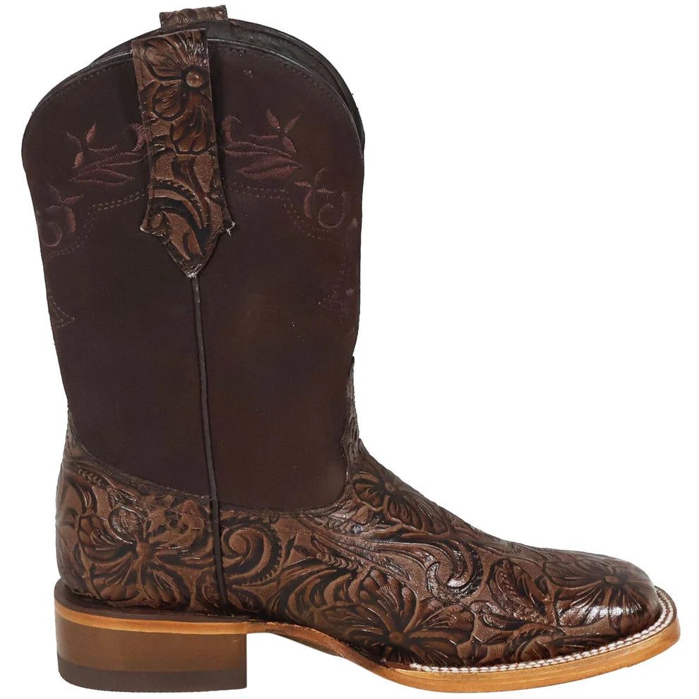 Women´s Silverton Miranda All Leather Wide Square Toe Boots-Brown