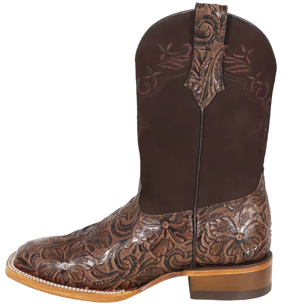 Women´s Silverton Miranda All Leather Wide Square Toe Boots-Brown