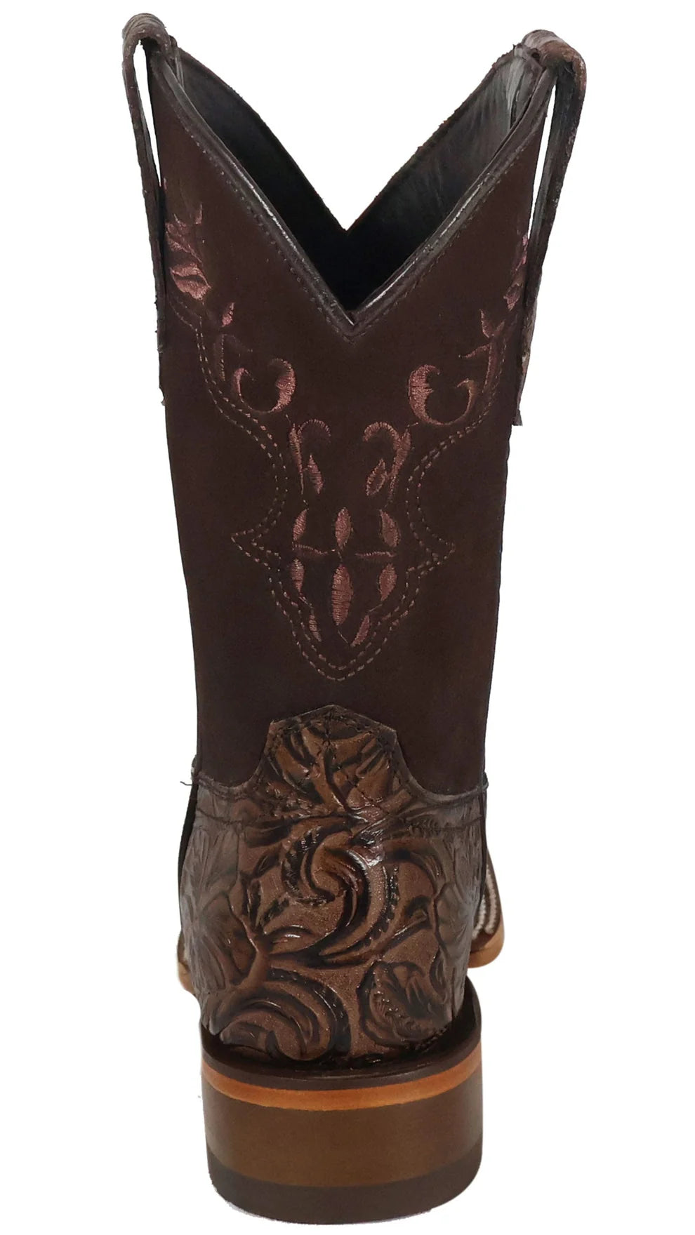 Women´s Silverton Miranda All Leather Wide Square Toe Boots-Brown