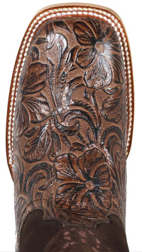 Women´s Silverton Miranda All Leather Wide Square Toe Boots-Brown