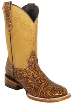 Women´s Silverton Miranda All Leather Wide Square Toe Boots-Honey