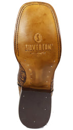Women´s Silverton Miranda All Leather Wide Square Toe Boots-Honey