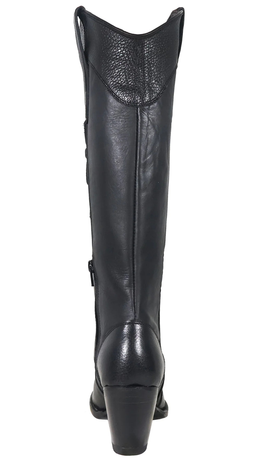 Women´s Silverton Nora All Leather Snip Toe Knee High Boots-Black