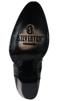 Women´s Silverton Nora All Leather Snip Toe Knee High Boots-Black