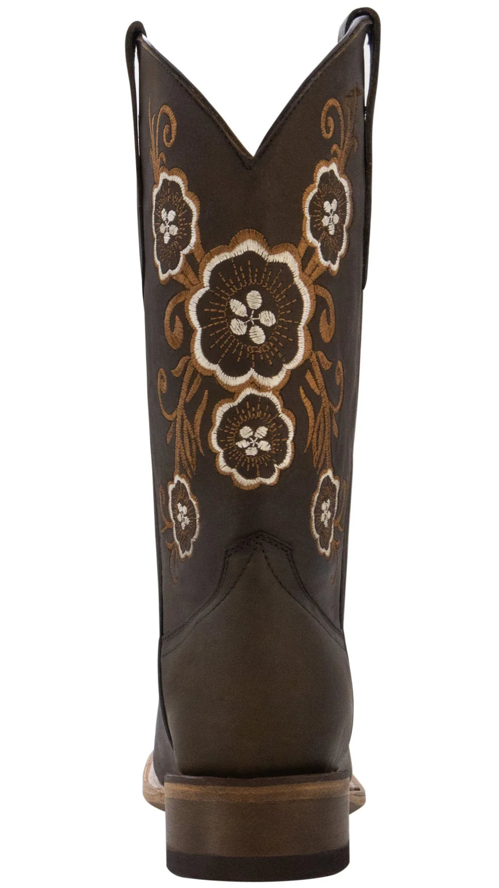 Women´s Silverton Linda All Leather Wide Square Toe Boots-Brown