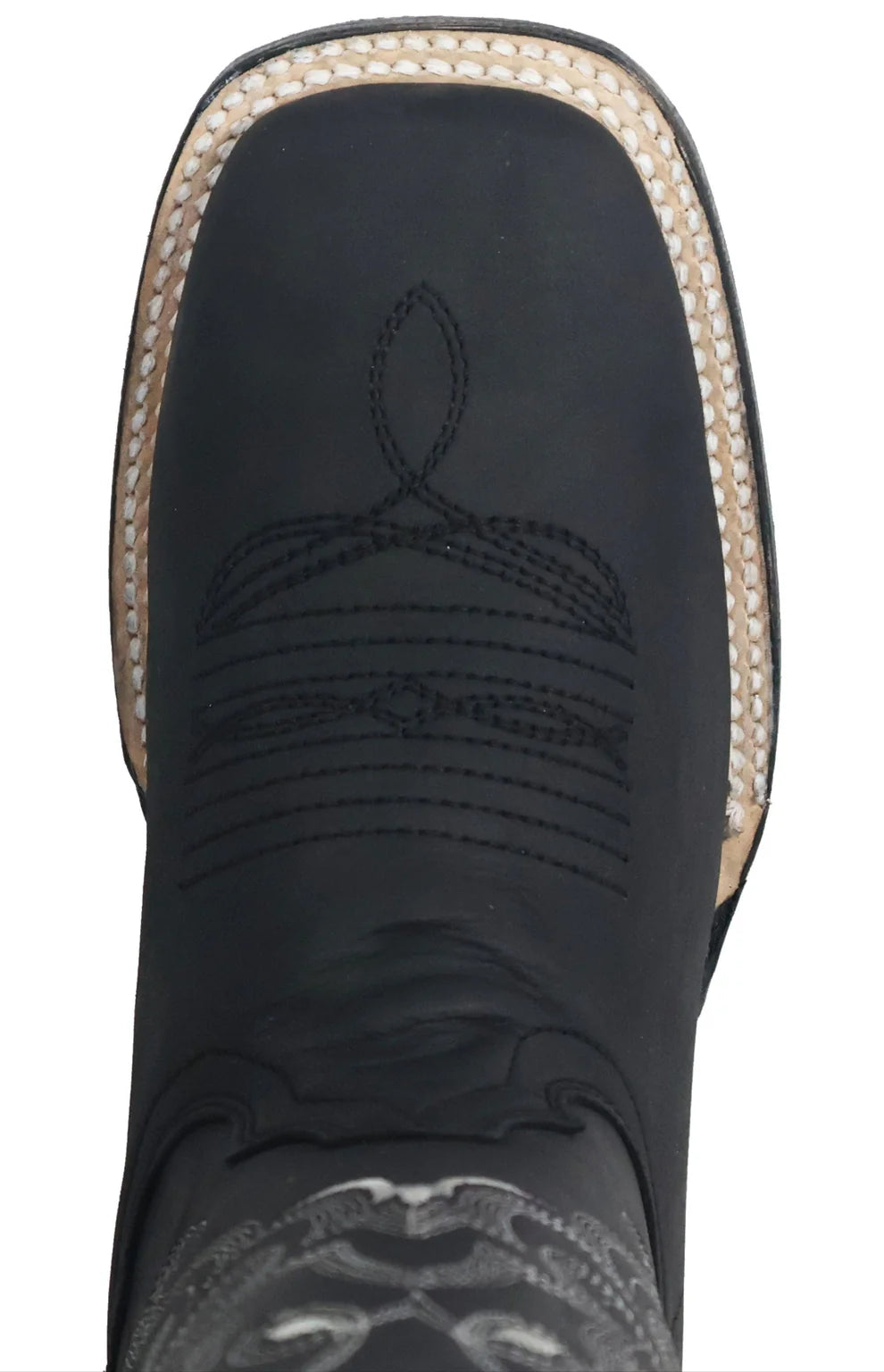 Women´s Silverton Sara All Leather Wide Square Toe Boots-Black