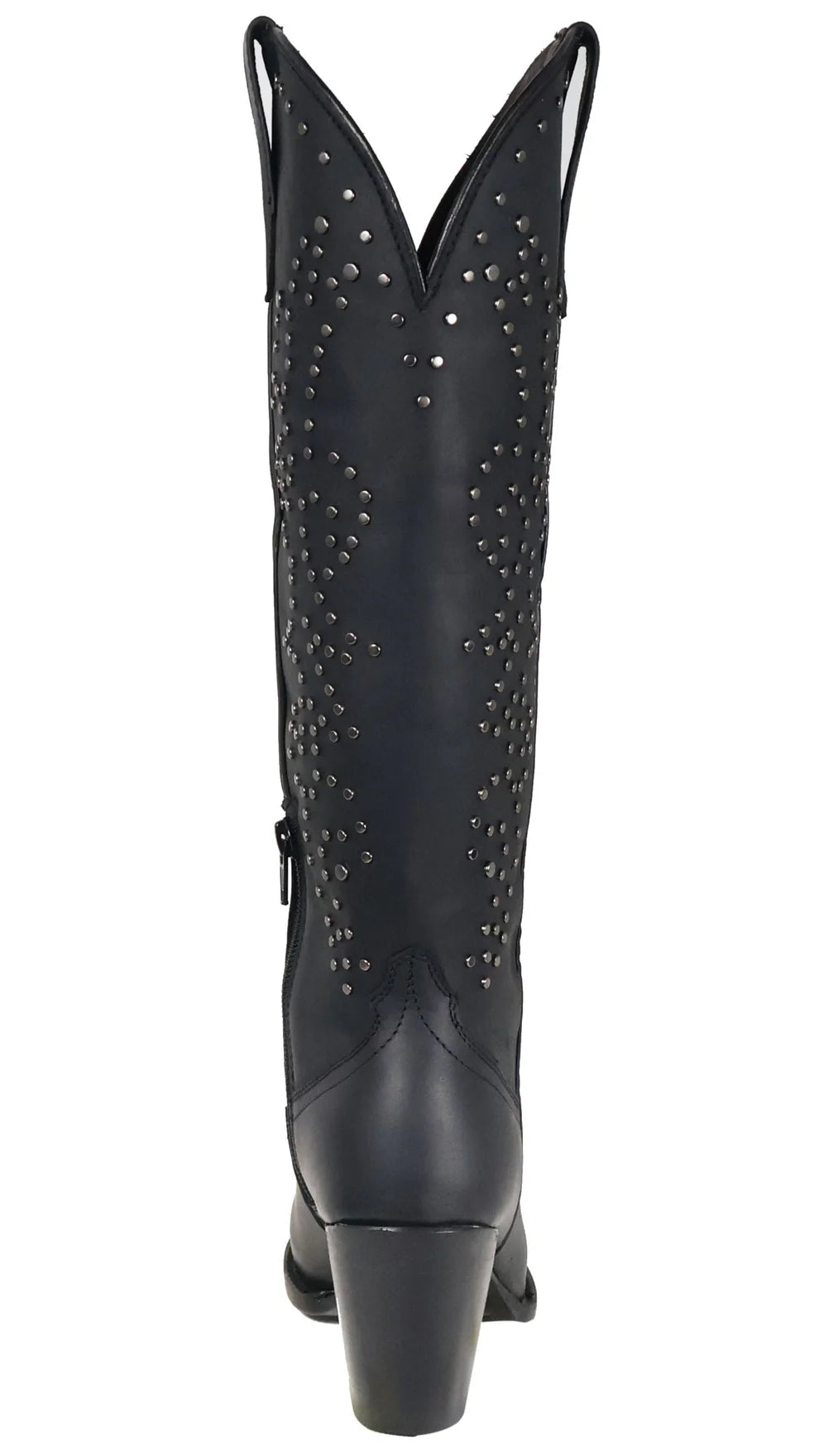 Women´s Silverton Taylor All Leather Snip Toe Knee High Boots-Black