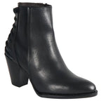 Women´s Silverton Walker All Leather Snip Toe Short Boots-Black