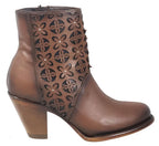 Women´s Silverton Reese All Leather Round Toe Short Boots-Brown