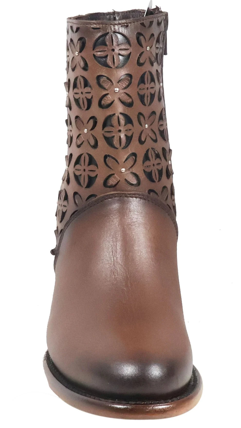 Women´s Silverton Reese All Leather Round Toe Short Boots-Brown
