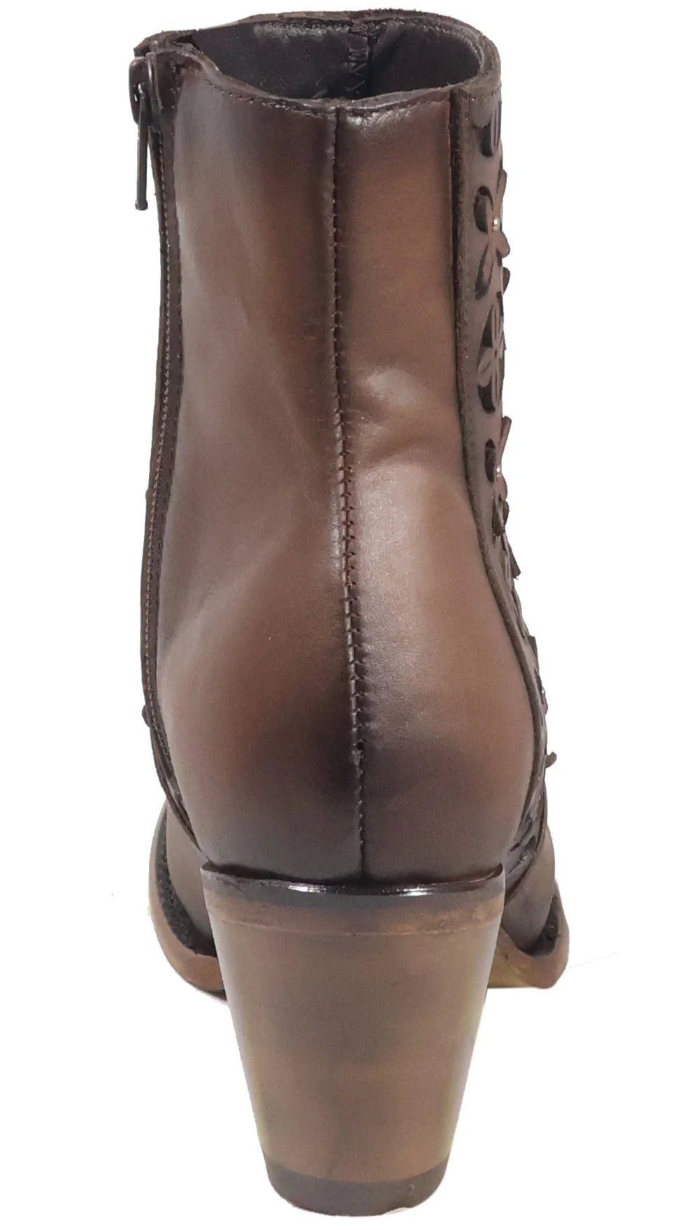 Women´s Silverton Reese All Leather Round Toe Short Boots-Brown