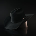 Men’s "El Jefe" 100X Luxury Handcrafted Western Cowboy Beaver Fur Felt Hat - Black