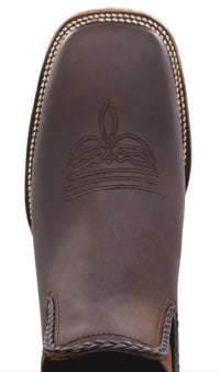 Women´s Silverton Ellie All Leather Wide Square Toe Short Boots-Brown