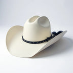Cuernos Chuecos 100X Maverick Style Western Cowboy Shantung Straw Hat