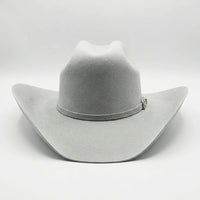 Texana Cuernos Chuecos 6X Oscar Style Western Cowboy Fur Felt Hat - Gray