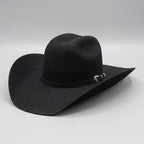 Texana Cuernos Chuecos 6X Oscar Style Western Cowboy Fur Felt Hat - Black