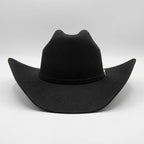 Texana Cuernos Chuecos 6X Oscar Style Western Cowboy Fur Felt Hat - Black