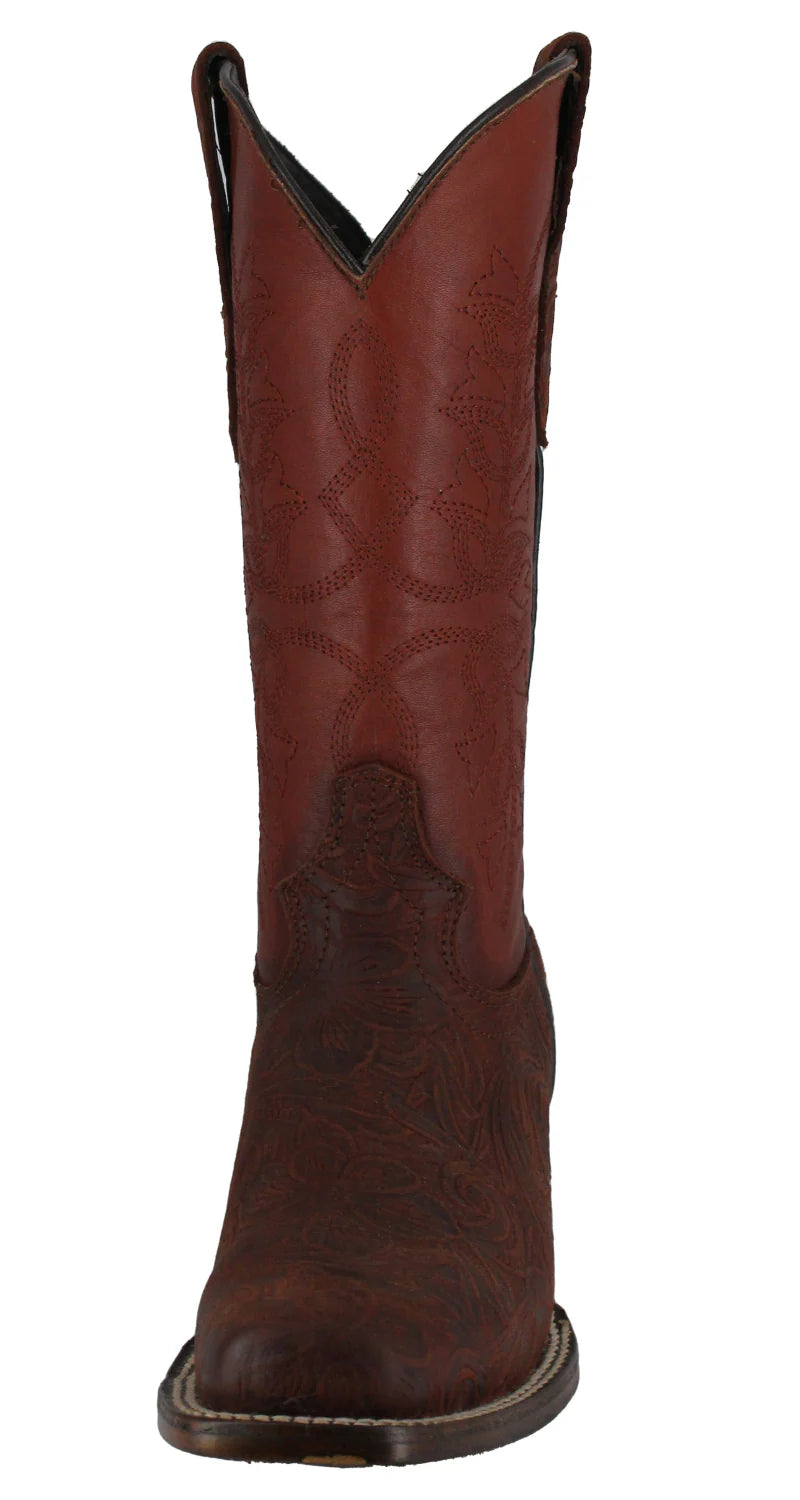 Women´s Silverton Andrea All Leather Square Toe Boots-Shedron