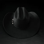 Men’s "El Jefe" 100X Luxury Handcrafted Western Cowboy Beaver Fur Felt Hat - Black