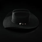 Men’s "El Jefe" 100X Luxury Handcrafted Western Cowboy Beaver Fur Felt Hat - Black