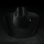 Men’s "El Jefe" 100X Luxury Handcrafted Western Cowboy Beaver Fur Felt Hat - Black
