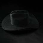 Men’s "El Jefe" 100X Luxury Handcrafted Western Cowboy Beaver Fur Felt Hat - Black