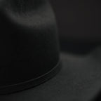 Men’s "El Jefe" 100X Luxury Handcrafted Western Cowboy Beaver Fur Felt Hat - Black