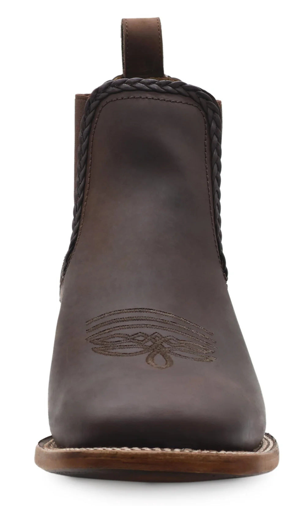 Women´s Silverton Ellie All Leather Wide Square Toe Short Boots-Brown