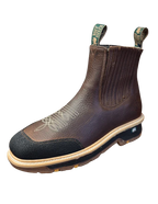 Silver Bull Men's SB–3980 Rodeo Square Toe Work Boots with Toe Protection