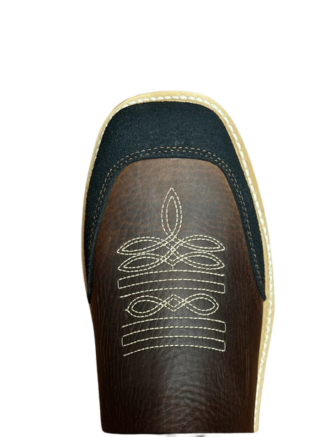Silver Bull Men's SB–3980 Rodeo Square Toe Work Boots with Toe Protection