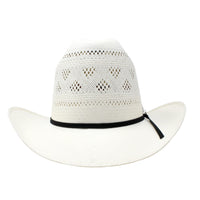 Stone 100X El Patron Style Vented Western Cowboy Shantung Straw Hat