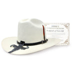 Men’s Cuernos Chuecos 10,000X Johnson Style Straw Cowboy Hat DeLuxe