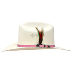 Women's Stone Reina del Sur 1,000X Western Cowgirl Straw Hat Sinaloa Style - Pink