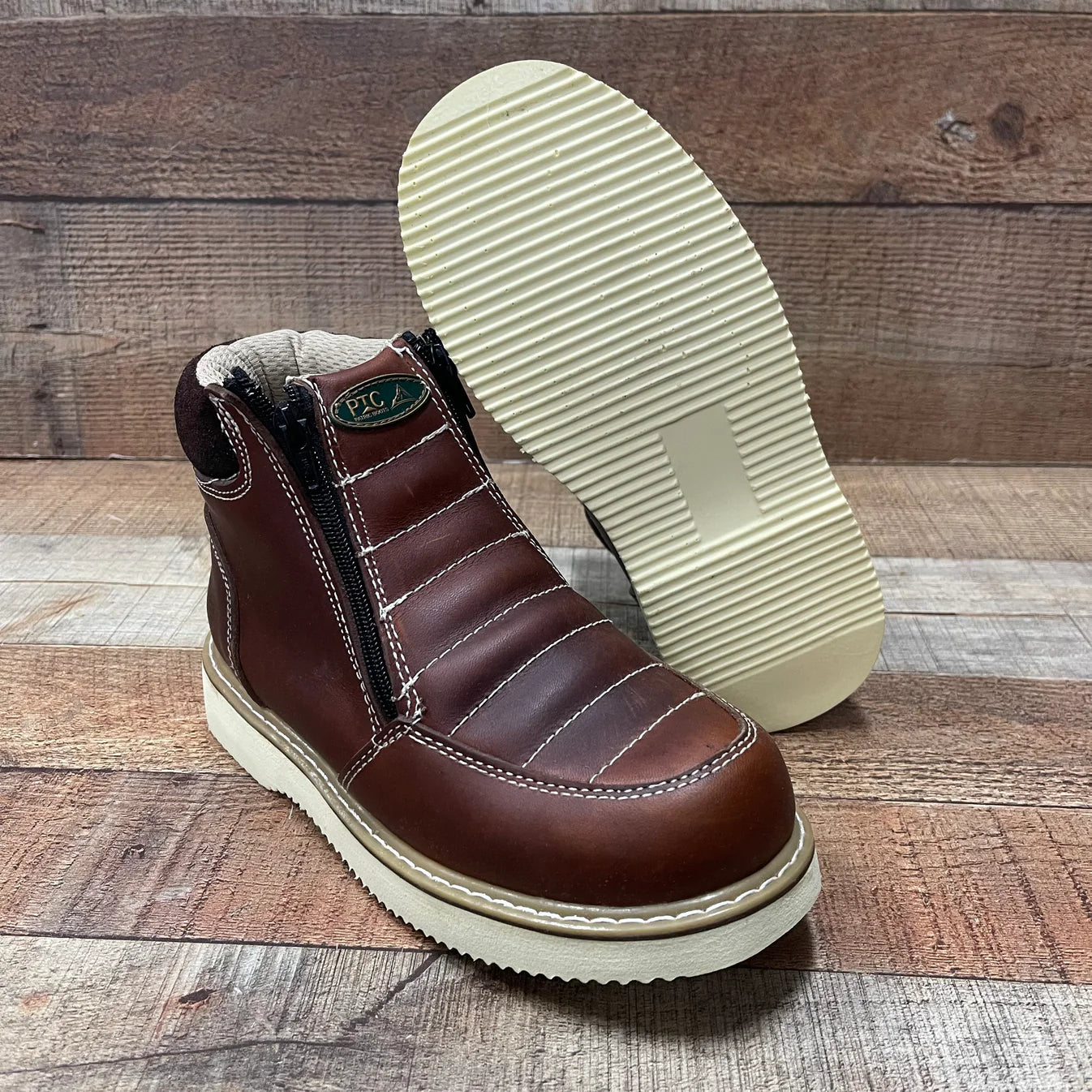 Women's Light Weight Zipper Work Boots Oil and Water Resistant Est. 330 Shedron
