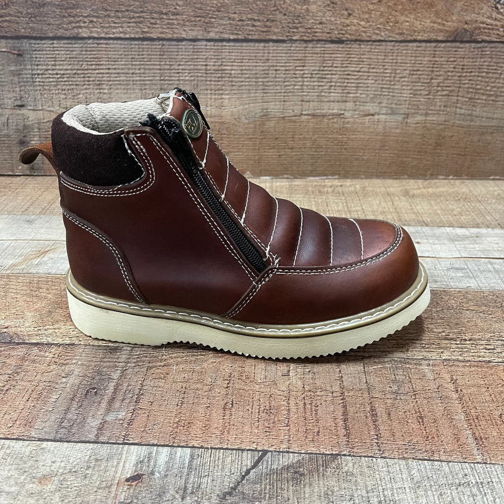 Women's Light Weight Zipper Work Boots Oil and Water Resistant Est. 330 Shedron