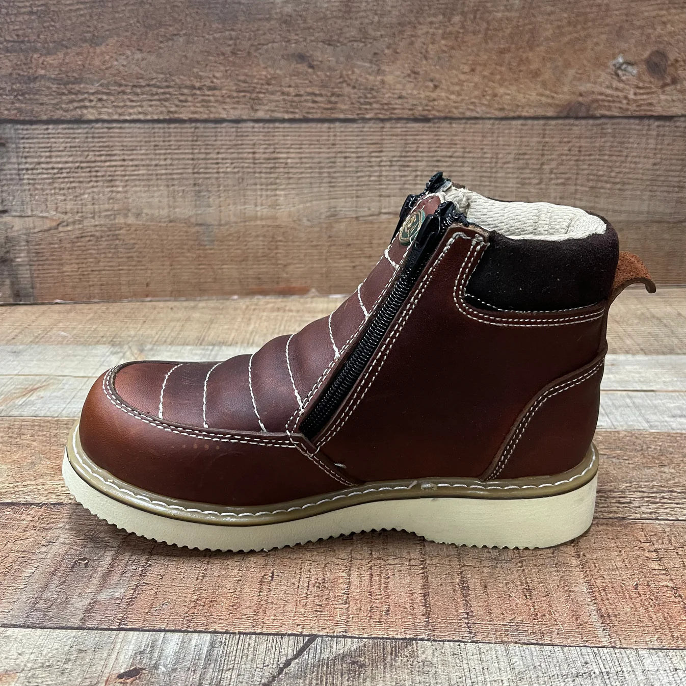 Women's Light Weight Zipper Work Boots Oil and Water Resistant Est. 330 Shedron