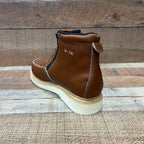 Men's Light Weight Zipper Work Boots Oil and Water Resistant Est. 1216 Tan