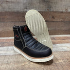 Men's Light Weight Zipper Work Boots Oil and Water Resistant Est. 1216 Brown