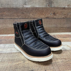 Men's Light Weight Zipper Work Boots Oil and Water Resistant Est. 1216 Brown